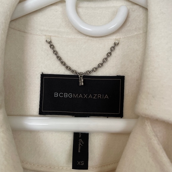 BCBG wool belted white coat - Picture 5 of 5